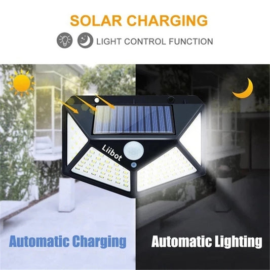 Solar Interaction Wall Lights Outdoor Waterproof