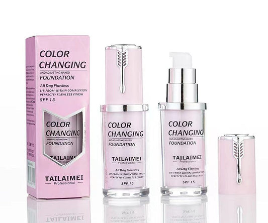 【Buy 1 Get 1 FREE】TLM Flawless Colour Changing Foundation